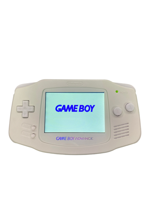Game Boy Advance (GBA) [IPS Screen Mod] [White Reshell] [Good] cover art for video game