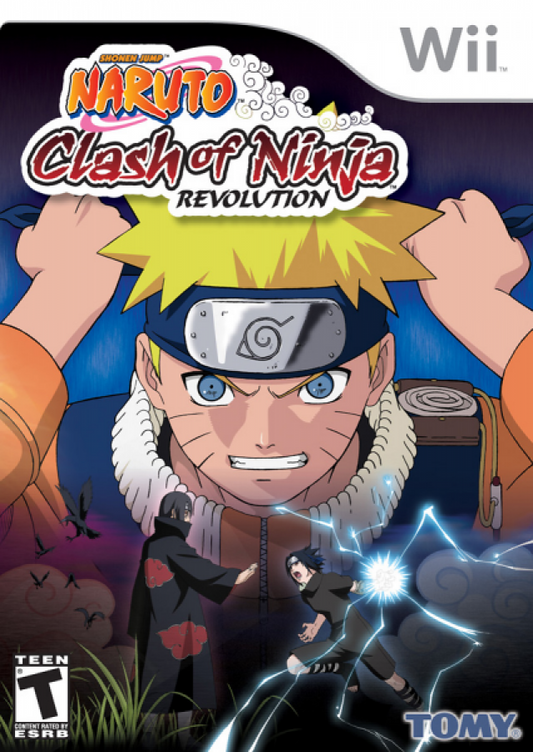 Naruto: Clash of Ninja Revolution cover art for Nintendo Wii (Wii) video game