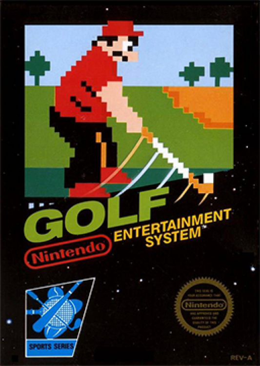 Golf cover art for Nintendo Entertainment System (NES) video game