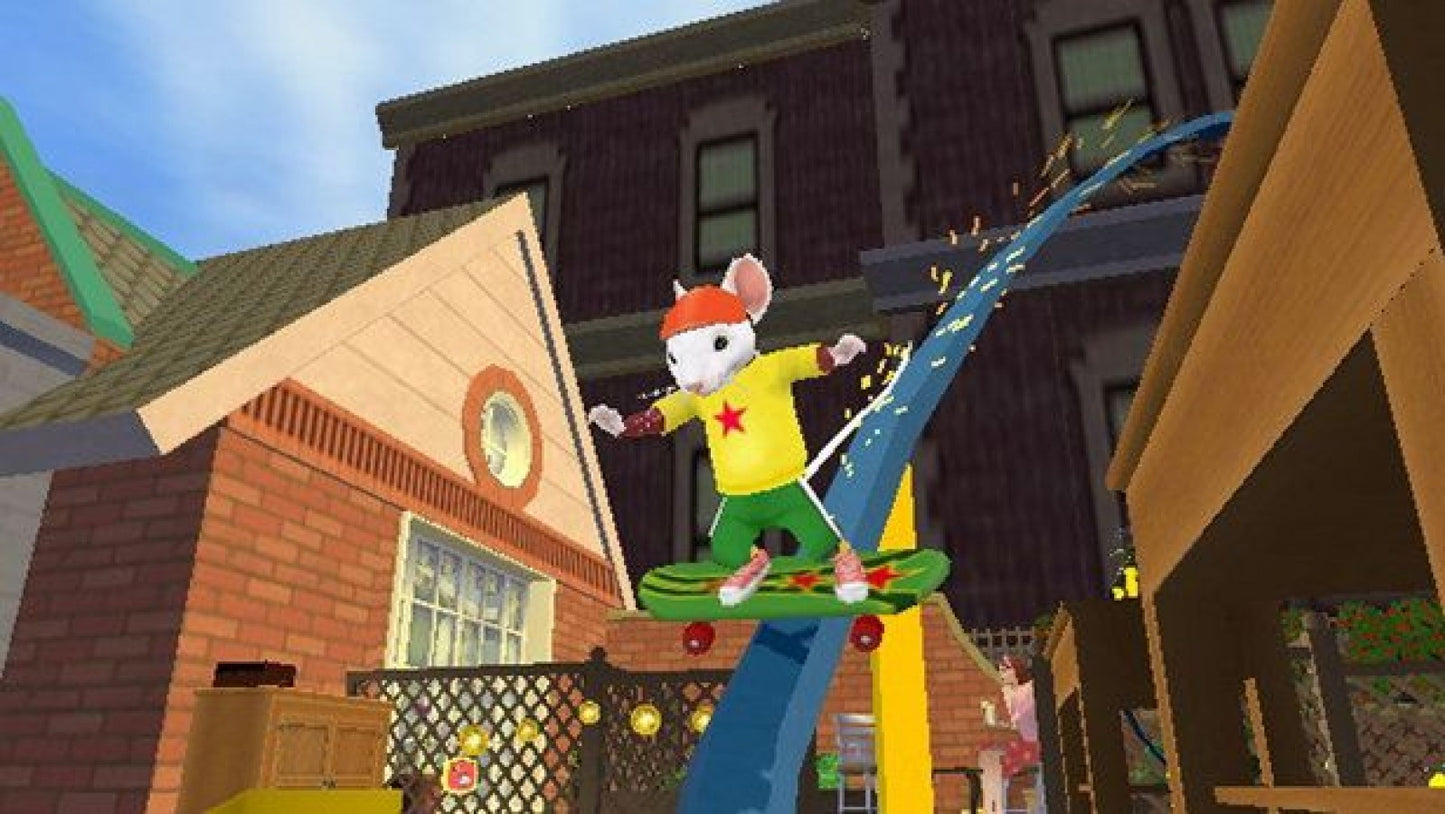 Stuart Little 3: Big Photo Adventure – PlayStation 2 (PS2) video game gameplay, platformer and adventure.