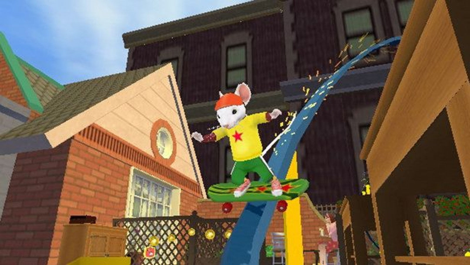 Stuart Little 3: Big Photo Adventure – PlayStation 2 (PS2) video game gameplay, platformer and adventure.