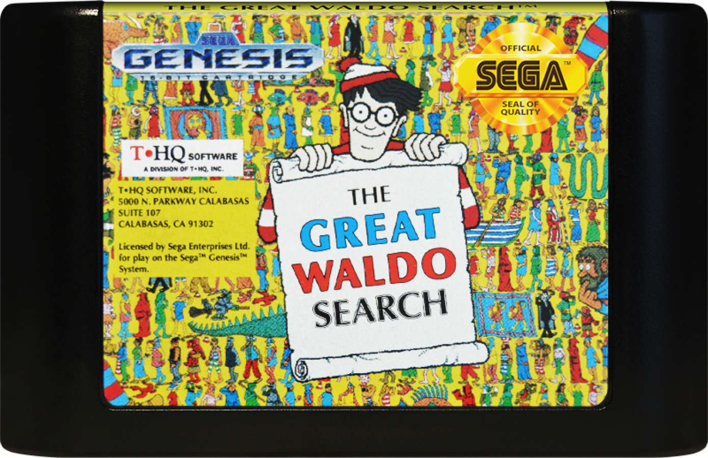The Great Waldo Search cartridge for Sega Genesis (GEN) video game
