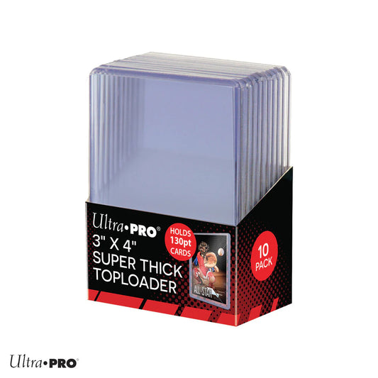 3" x 4" Super Thick 130PT Toploaders