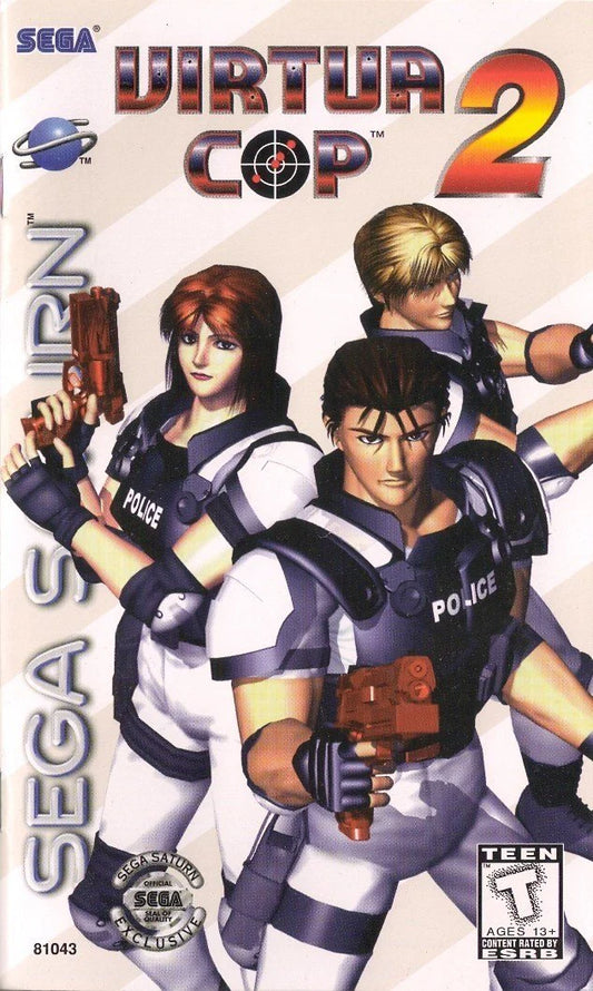 Virtua Cop 2 cover art for Sega Saturn (SS) video game
