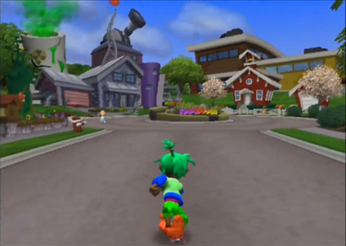 My Street for PlayStation 2 party mini game collection featuring neighborhood competitions multiplayer modes arcade style challenges family friendly gameplay