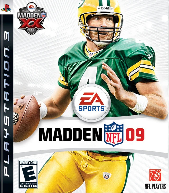 Madden NFL 09 cover art for PlayStation 3 PS3 video game