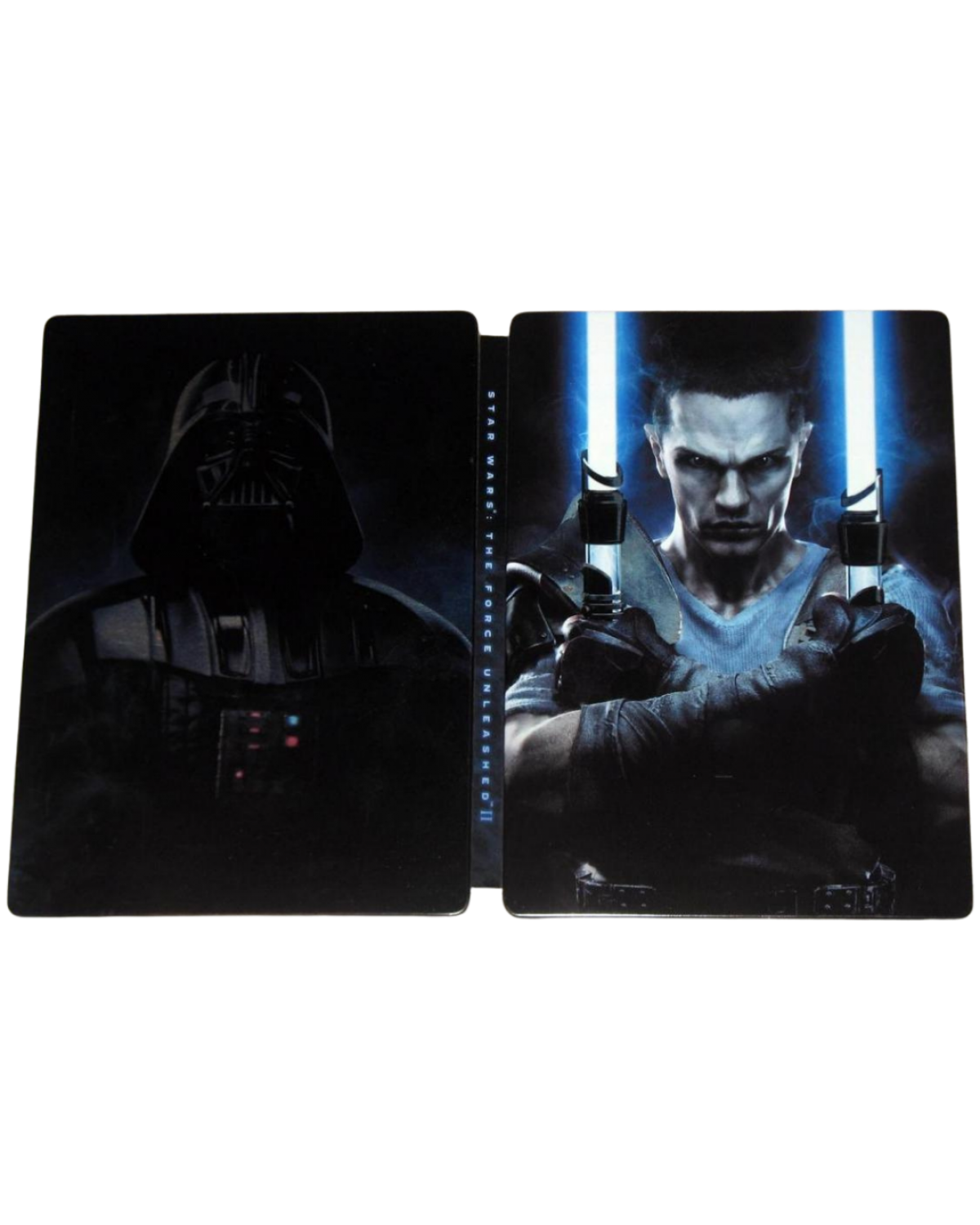Star Wars The Force Unleashed II Collector’s Edition Steelbook Xbox 360 video game, action adventure, Force-powered combat, Star Wars franchise console title full steelbook art