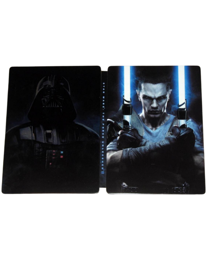 Star Wars The Force Unleashed II Collector’s Edition Steelbook Xbox 360 video game, action adventure, Force-powered combat, Star Wars franchise console title full steelbook art