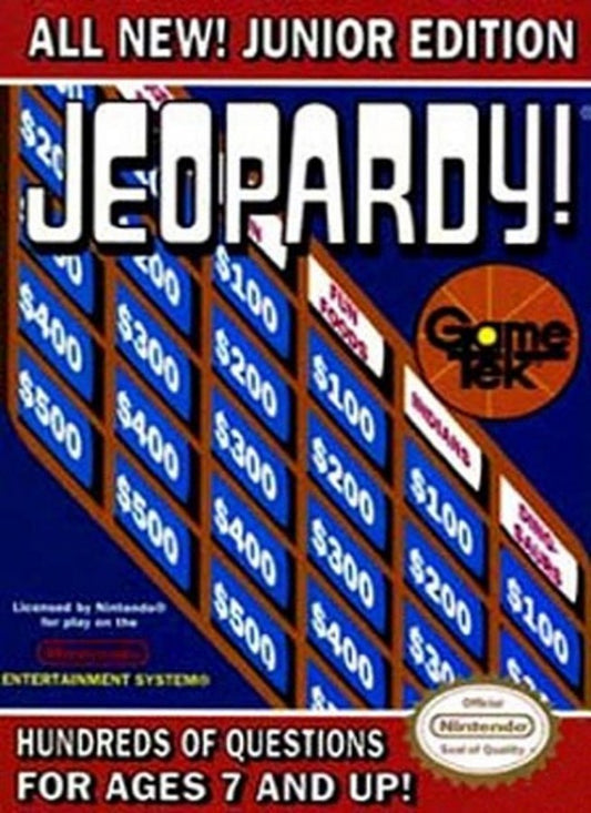 Jeopardy Jr [In Box] cover art for Nintendo Entertainment System (NES) video game