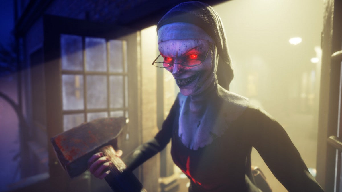 Evil Nun The Broken Mask Unholy Edition special edition PAL import release featuring survival horror gameplay with stealth mechanics puzzle solving and a dark storyline set in a haunted school with exclusive edition content gameplay