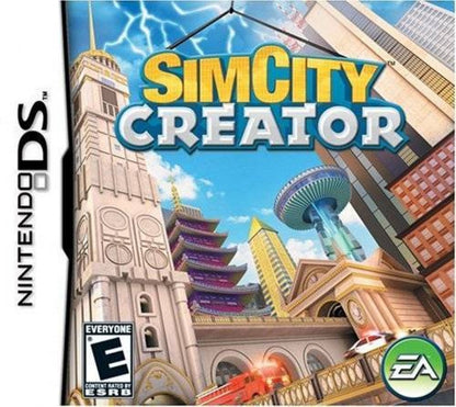 SimCity Creator cover art for Nintendo DS (DS) city-building simulation video game
