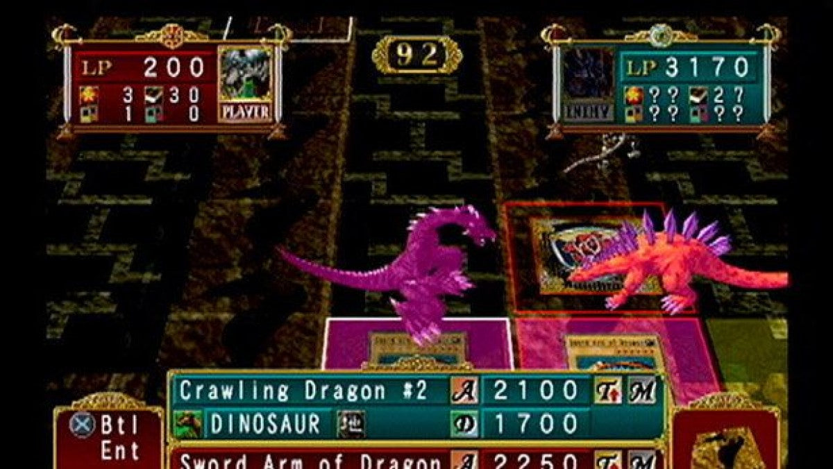 Yu-Gi-Oh! The Duelists of the Roses – PlayStation 2 (PS2) video game gameplay, trading card strategy.