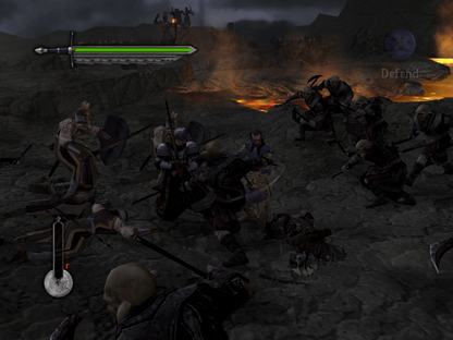 The Lord of the Rings The Two Towers Xbox video game, action adventure, fantasy combat, movie tie-in gameplay, classic console title gameplay