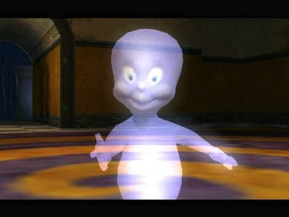 Casper Spirit Dimensions PS2 Sony PlayStation 2 platformer adventure game Casper the Friendly Ghost 3D platforming puzzle solving exploration kids family game spooky themed levels classic retro gaming PlayStation 2 software video game title gameplay