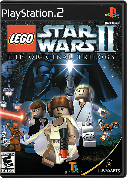 LEGO Star Wars II: Original Trilogy cover art for PlayStation 2 (PS2) video game