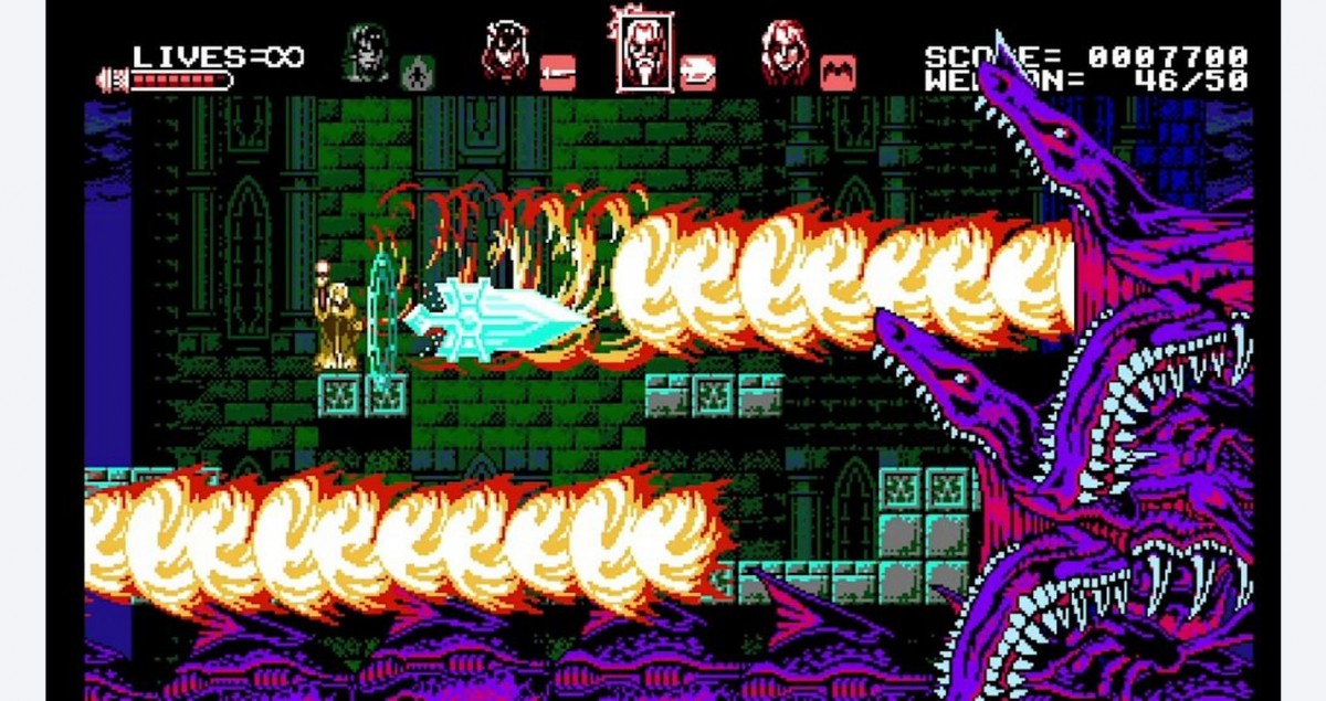 Bloodstained Curse of the Moon Limited Run 31 gameplay image for Nintendo Switch NS video game