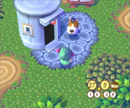 Animal Crossing [Player's Choice, with Memory Card] gameplay for GameCube (GC) life simulation video game 