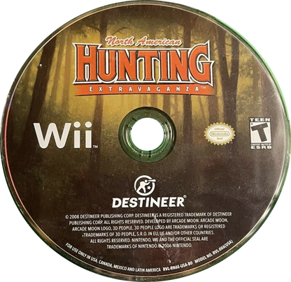 North American Hunting Extravaganza – Nintendo Wii (Wii) hunting simulation sports video game disc