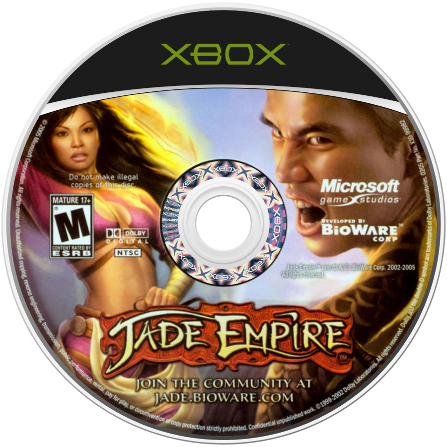 retro Xbox video game Jade Empire Limited Edition martial arts action RPG story driven combat choice based fantasy adventure console title disc