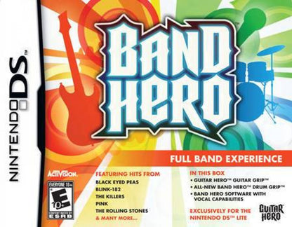 Band Hero [Not For Resale Bundle Edition] cover art for Nintendo DS (DS) music rhythm video game