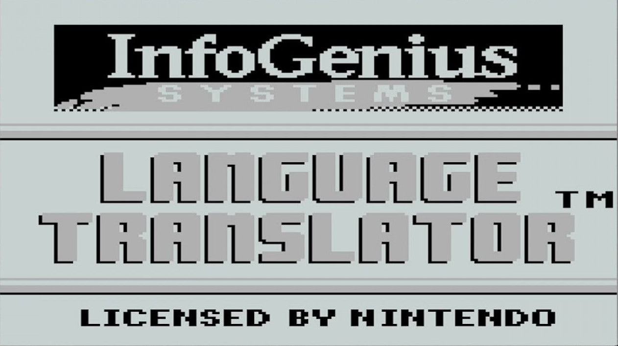 Berlitz French Translator retro Game Boy video game Berlitz French Translator educational language learning handheld software travel phrase translator vocabulary practice portable release gameplay