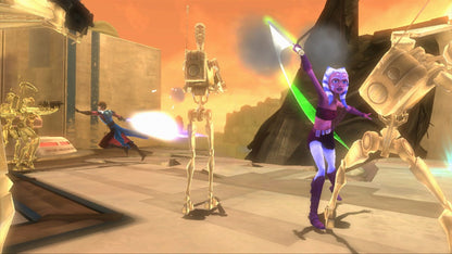 Star Wars Clone Wars Republic Heroes Nintendo DS game featuring action adventure gameplay, cooperative missions, and characters from the Star Wars The Clone Wars series gameplay screenshot
