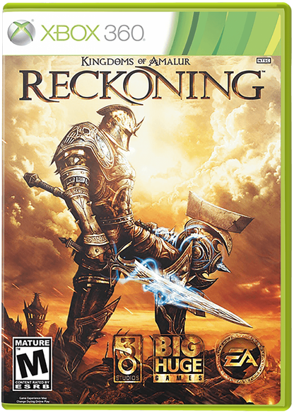 Kingdoms of Amalur: Reckoning Xbox 360 cover art for action role-playing video game