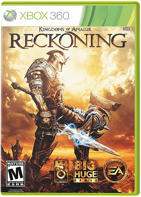 Kingdoms of Amalur: Reckoning Xbox 360 cover art for action role-playing video game