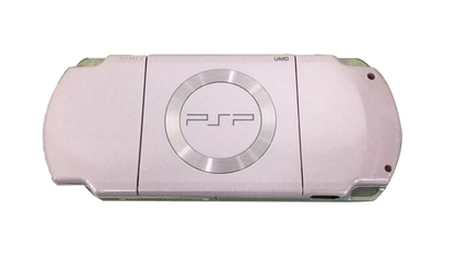 PlayStation Portable 2000 PSP 2000 Rose Pink JPN Import Region Free handheld gaming console featuring vibrant rose pink design portable gaming LCD display UMD game support memory stick storage Japanese import hardware region free compatibility and classic PlayStation Portable PSP gaming collectible appeal