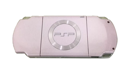 PlayStation Portable 2000 PSP 2000 Rose Pink JPN Import Region Free handheld gaming console featuring vibrant rose pink design portable gaming LCD display UMD game support memory stick storage Japanese import hardware region free compatibility and classic PlayStation Portable PSP gaming collectible appeal