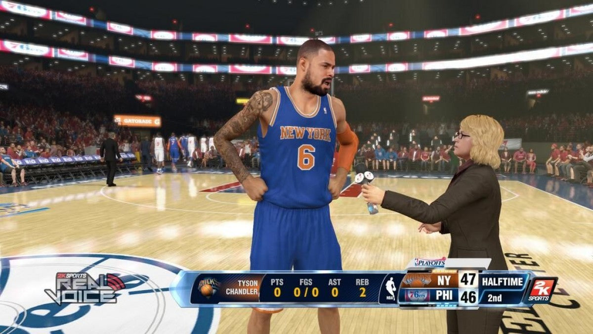 NBA 2K14 – PlayStation 4 (PS4) video game gameplay, basketball sports simulation game