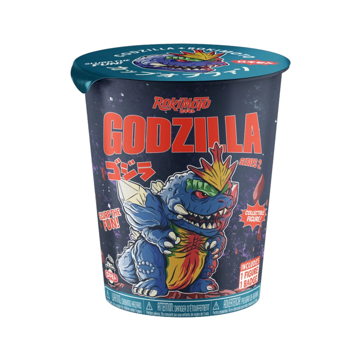 Godzilla Cup of Fun Series 2 Blind Box Godzilla collectible figure featuring iconic kaiju monster design fun cup themed styling Japanese monster franchise details mystery surprise figure collectible toy Godzilla character merchandise miniature display decor pop culture collectibles and kaiju fan collection appeal