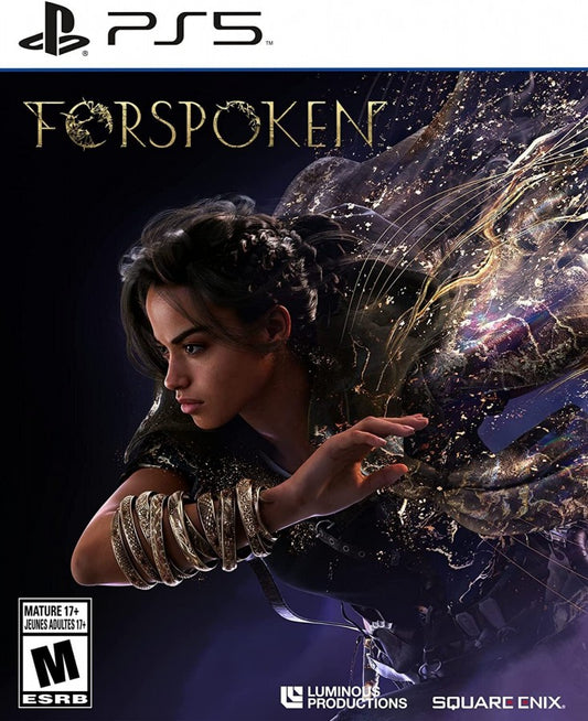 Forspoken for PlayStation 5 action RPG featuring magical parkour combat open world exploration in Athia and story driven fantasy adventure gameplay cover 