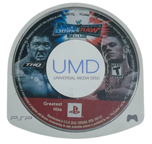 WWE SmackDown vs. Raw 2006 [Greatest Hits] UMD for PlayStation Portable (PSP) professional wrestling fighting game