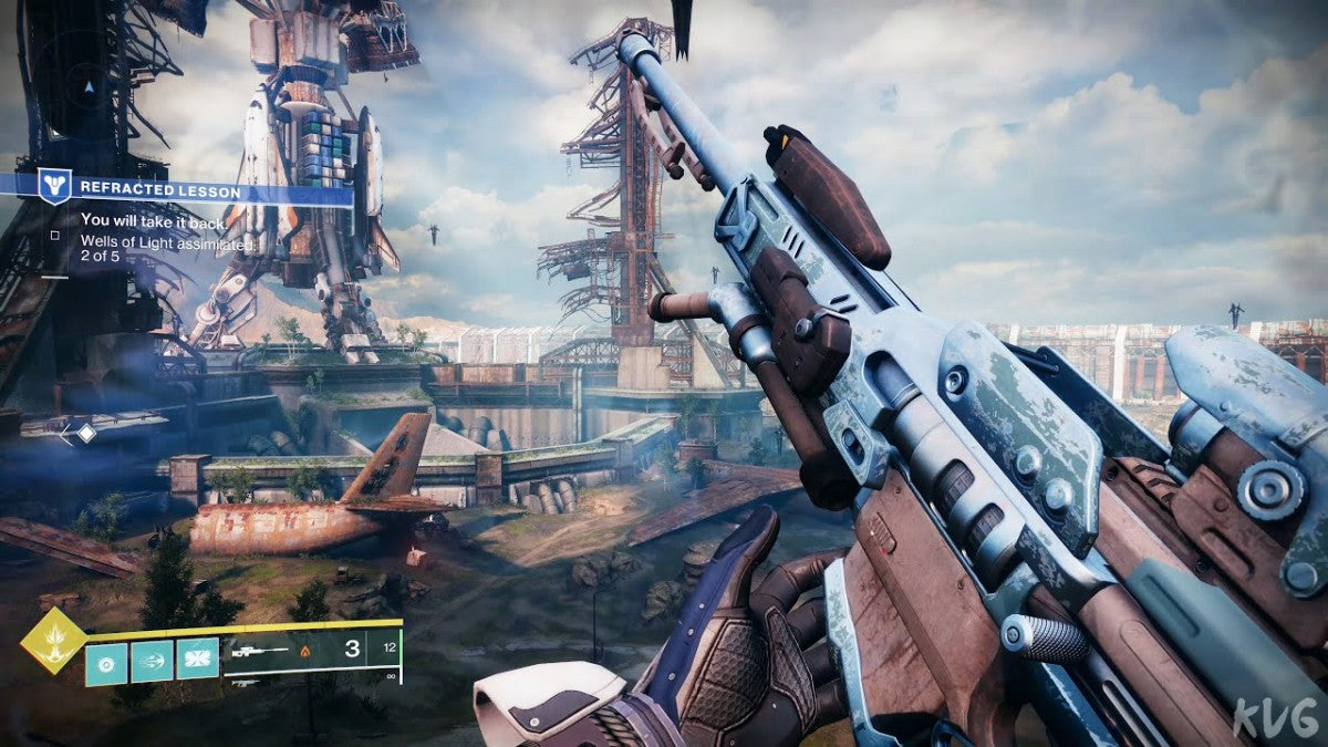 Destiny 2 Xbox One sci-fi shooter with cooperative missions, raids, and fast-paced action in expansive interplanetary worlds gameplay