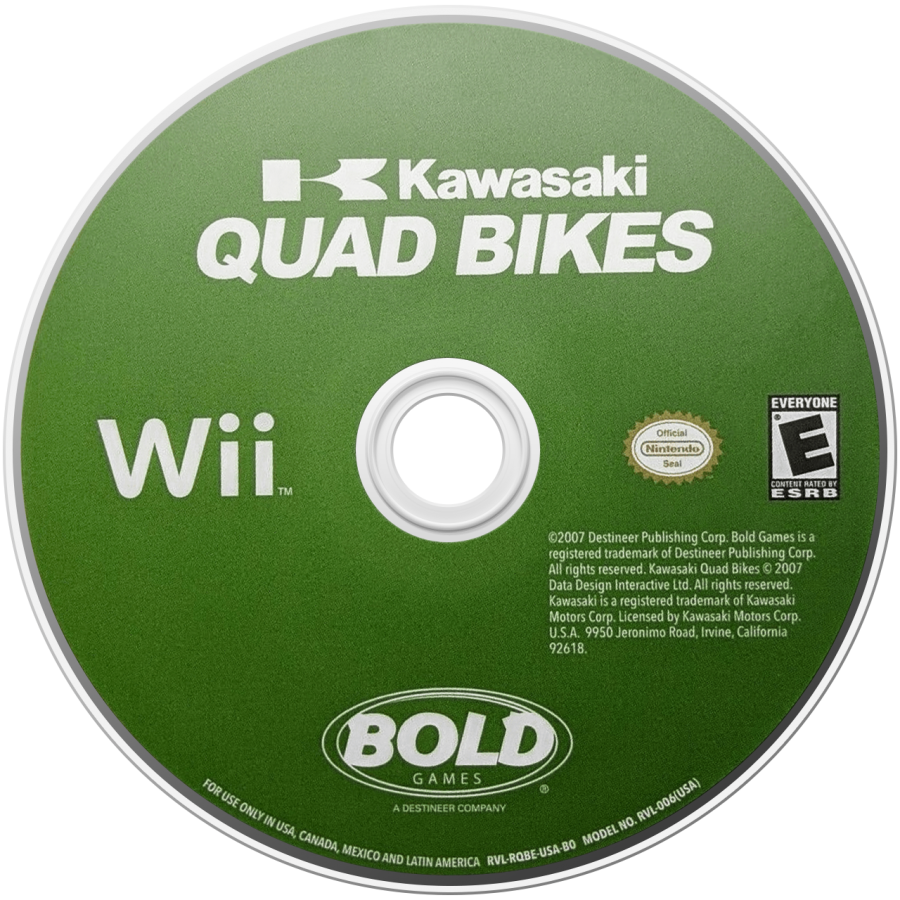Kawasaki Quad Bikes – Nintendo Wii (Wii) ATV racing sports video game disc