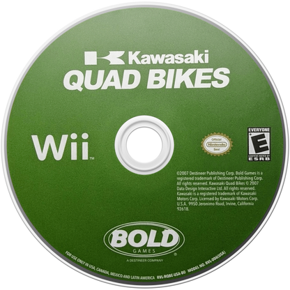 Kawasaki Quad Bikes – Nintendo Wii (Wii) ATV racing sports video game disc