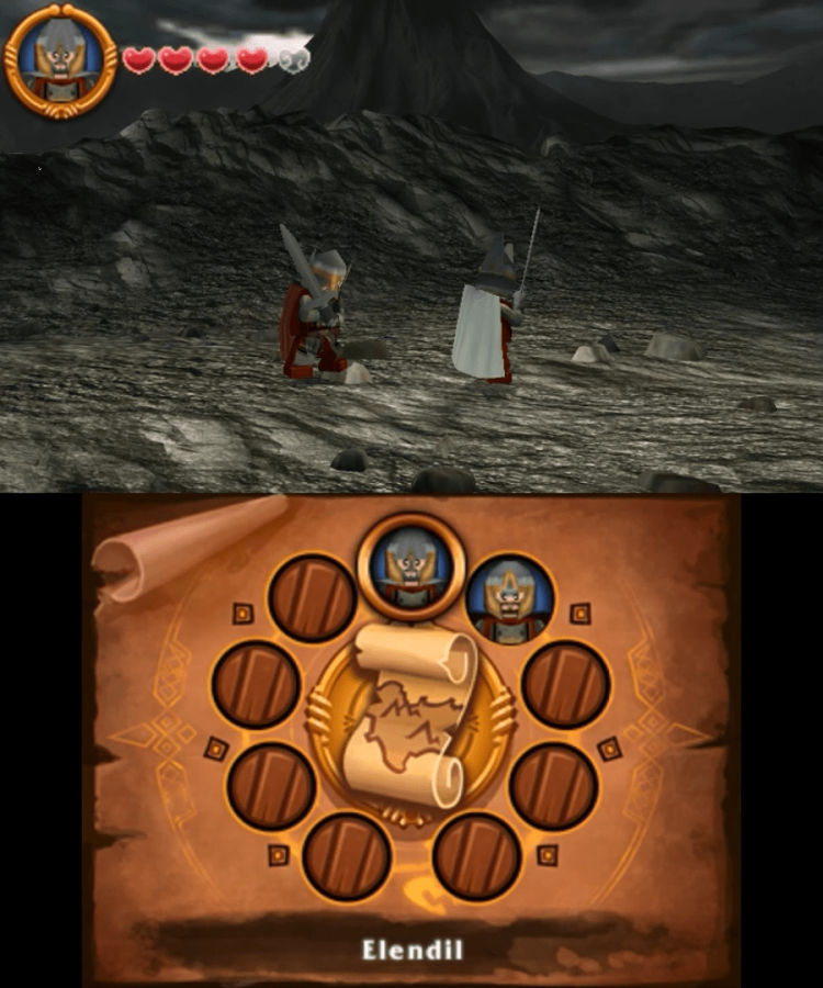 Lego Lord of the Rings 3DS gameplay on the Nintendo 3DS adventure video game.
