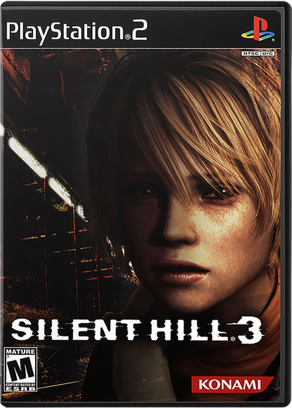 Silent Hill 3 – PlayStation 2 (PS2) video game cover image, survival horror game.