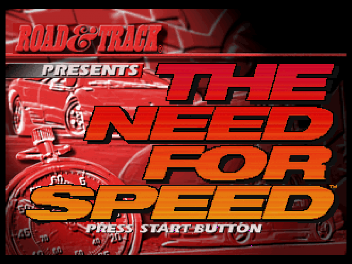 The Need for Speed Sega Saturn racing game realistic car simulation sports cars track racing Electronic Arts EA classic NFS series arcade simulation driving gameplay retro Saturn game Sega Saturn software video game title gameplay 