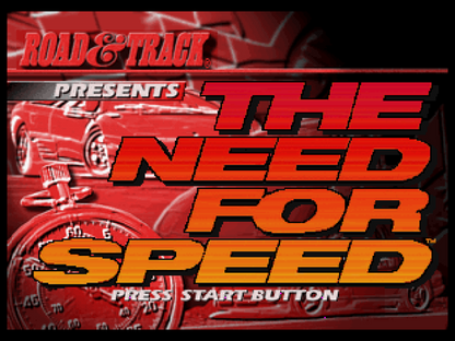 The Need for Speed Sega Saturn racing game realistic car simulation sports cars track racing Electronic Arts EA classic NFS series arcade simulation driving gameplay retro Saturn game Sega Saturn software video game title gameplay 