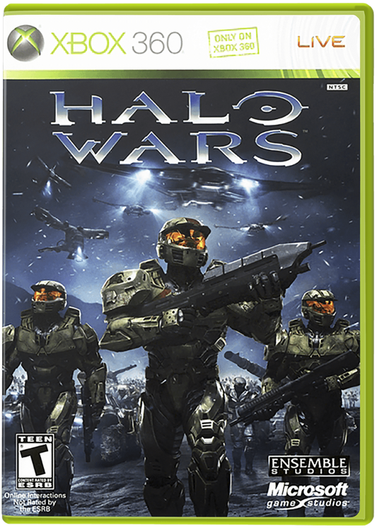 Halo Wars cover art for Xbox 360 (X360) video game