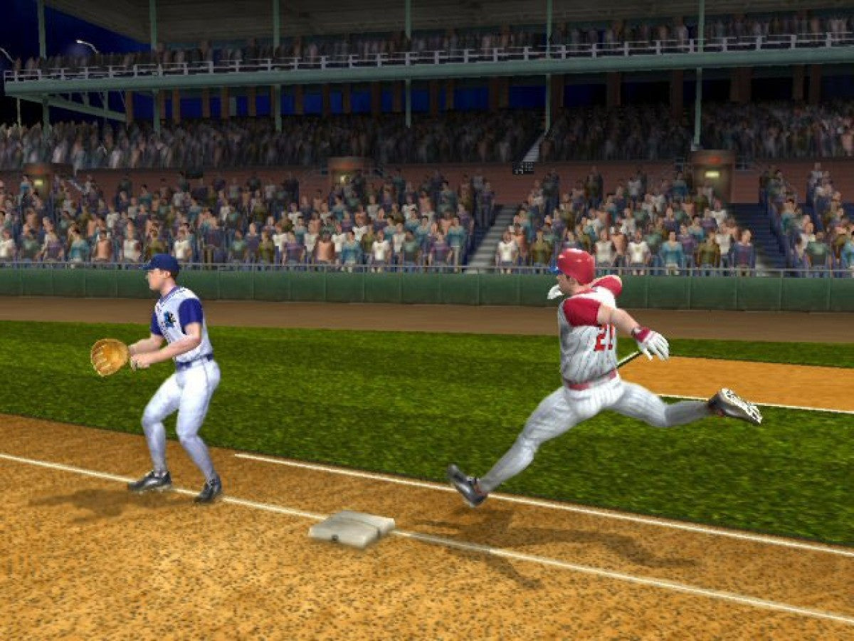MVP Baseball 2003 Xbox for retro video game enthusiasts featuring realistic baseball simulation gameplay authentic MLB teams and players franchise mode deep pitching and batting mechanics dynamic stadium presentation and collectible gaming appeal gameplay 