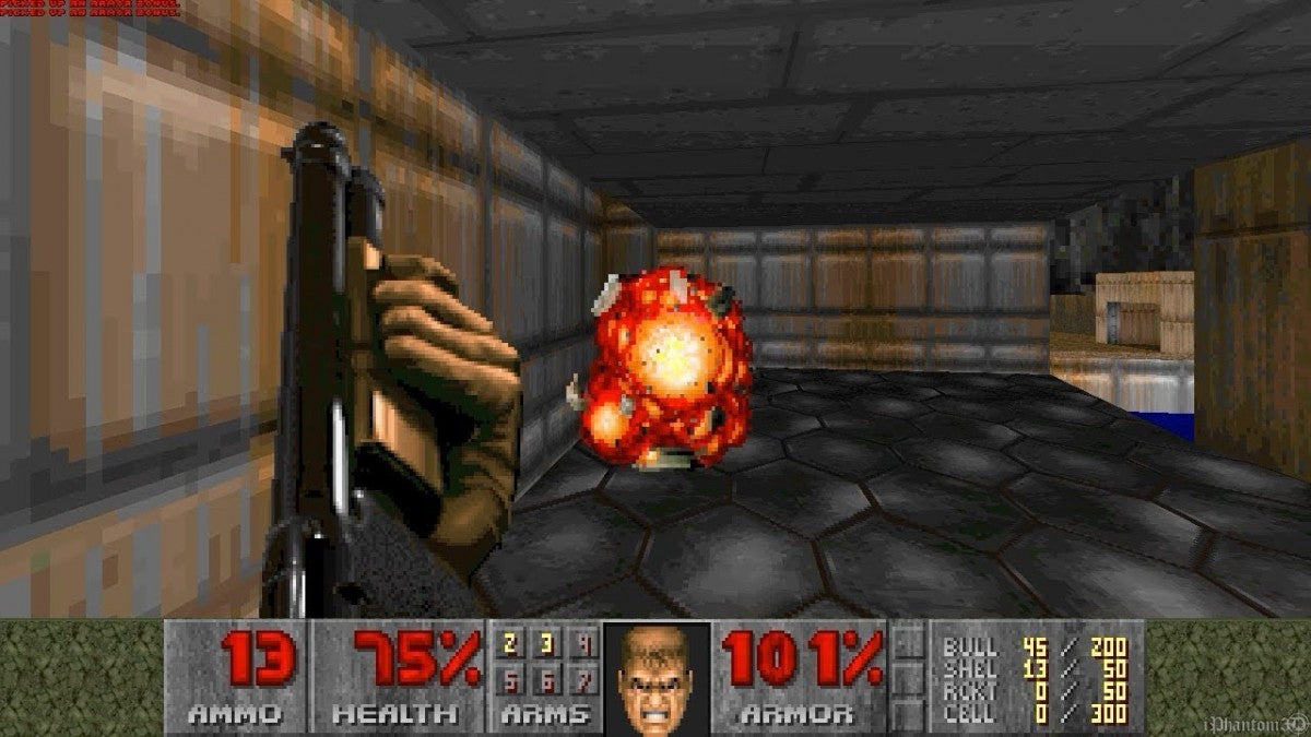 DOOM The Classics Collection for Nintendo Switch featuring classic first person shooter action with multiple iconic DOOM titles included gameplay