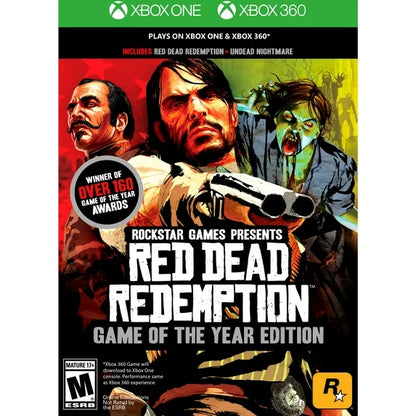 Red Dead Redemption Game of the Year Edition cover art for Xbox One and Xbox 360