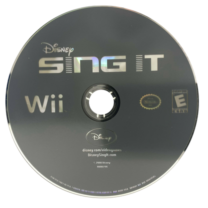 Disney Sing It disc cover art for Nintendo Wii (Wii) video game