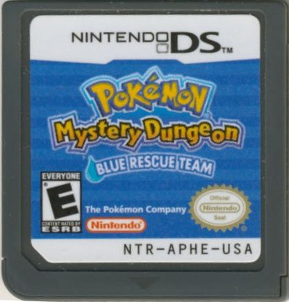 Pokémon Mystery Dungeon: Blue Rescue Team cartridge for Nintendo DS (DS) dungeon-crawling RPG adventure video game