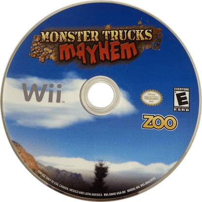 Monster Trucks Mayhem – Nintendo Wii (Wii) monster truck racing arcade sports video game disc