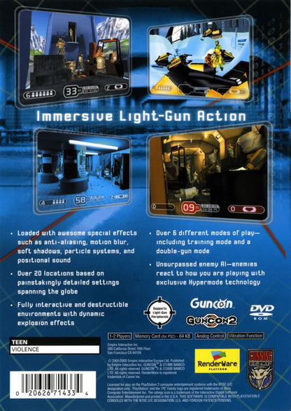 Endgame back of case for PlayStation 2 (PS2) tactical action-adventure video game