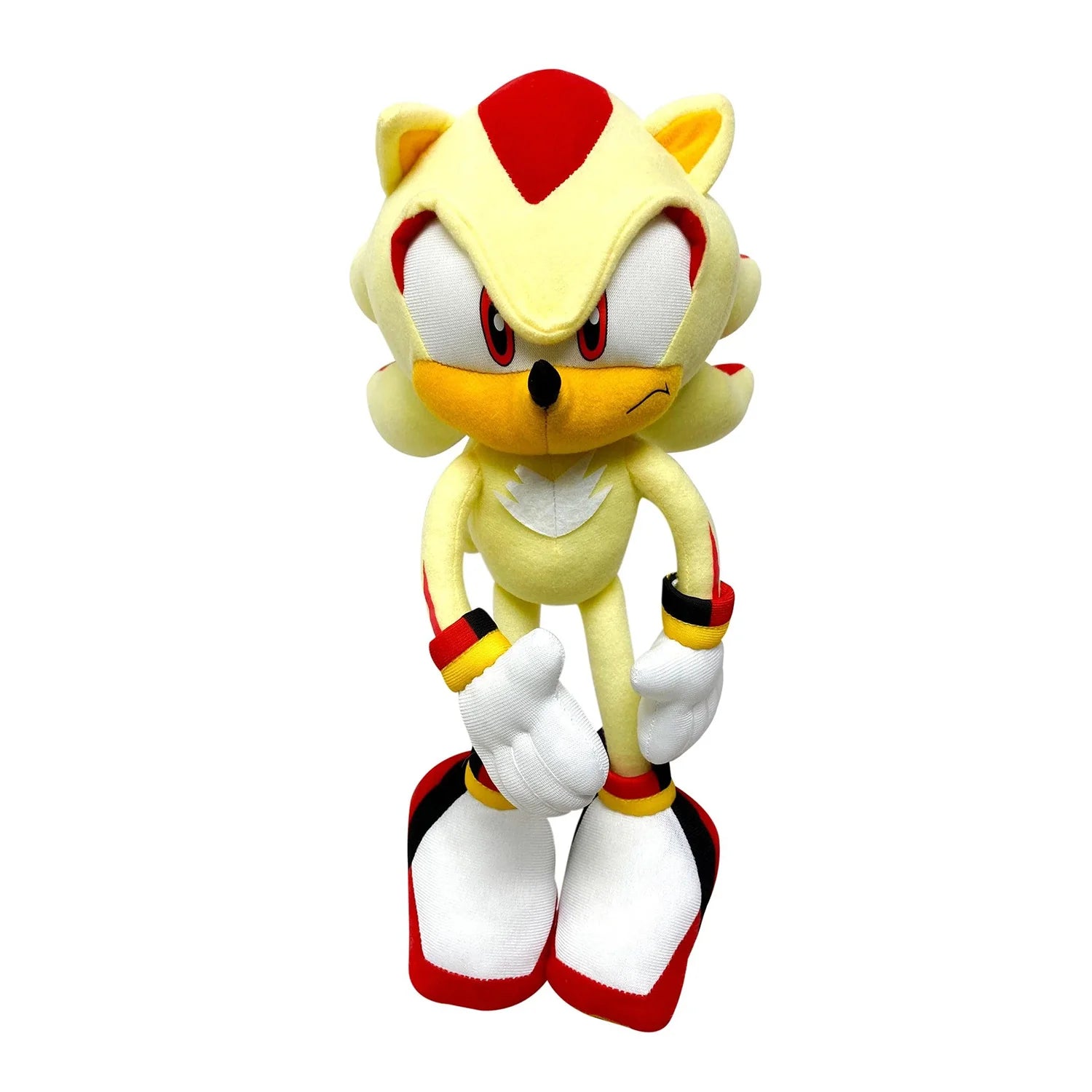 Super Shadow 10 inch plush toy featuring Sonic the Hedgehog character design soft stuffed collectible official Sega merchandise and iconic dark hedgehog display plush